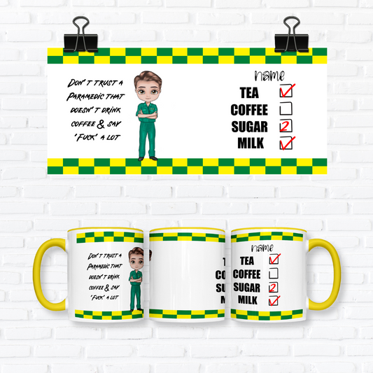 Never trust a Paramedic | Personalised Funny NHS Paramedic Mug | British NHS