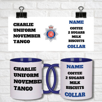 Phonetic Alphabet | Personalised Funny Police Mug