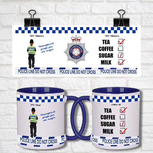 Unemployed People Pay my Wages | Personalised Funny Police Mug