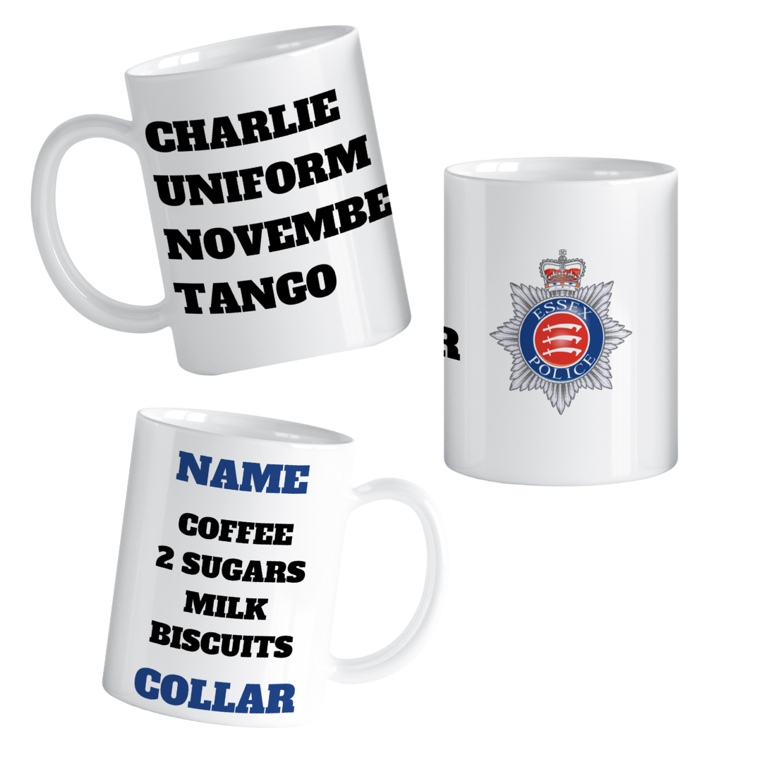 Phonetic Alphabet | Personalised Funny Police Mug